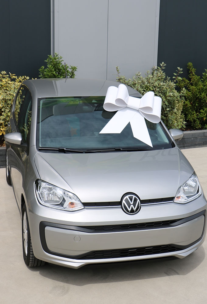 Autoschleifen Mega Toronto Weiss 75x60 cm Hochzeit