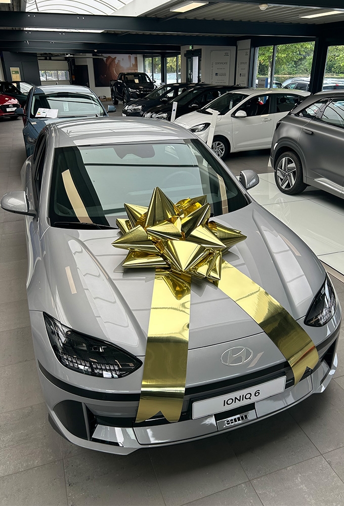 MegaSchleife Vienna metallische Goldene 80cm Durschnitt.+80cm