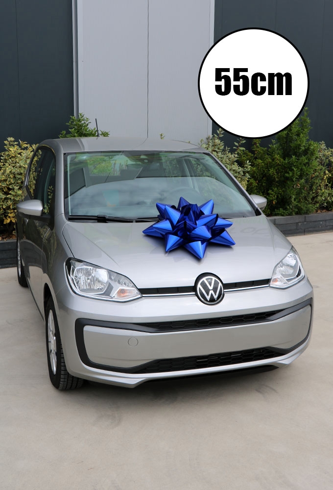 Magnum Bows Schleifen Bari Blau Metallic Band 10cm.