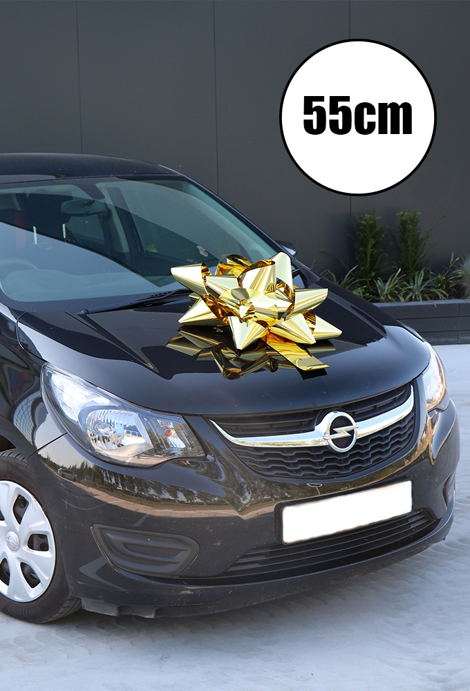 Autoschleifen Magnum Bows Bari Gold Metallic Band 10cm.