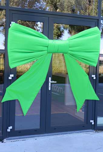 Mega Schelife SchleifeXXXL Grun 200x100cm & Grosser Saugnapf