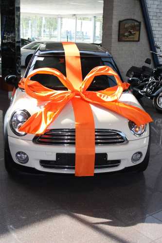 Autoschleifen Super Mega Salerno Orange 120x100x50cm