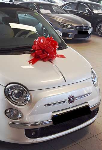 AKTION Autoschleife Grosse Padova Lack Rot d35+17cm Höhe 22cm