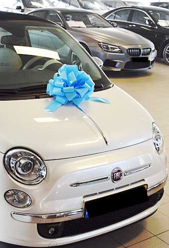 AKTION Autoschleife Grosse Padova Lack Blau d35+17cm Höhe 22cm