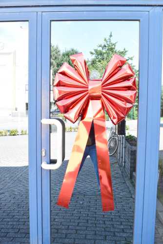 Magnum Bows Schleife Florence Metallic Rot 67x60+45cm Autoschleife