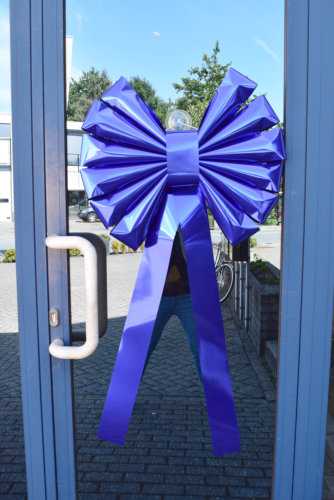 Magnum Bows Schleife Florence Metallic Blau 67x60+45cm