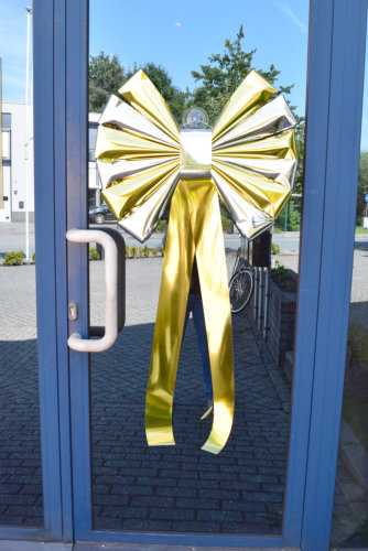 Magnum Bows Schleife Florence Metallic Gold & Silber 67x60+45cm